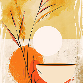 Modern Harvest Abstract