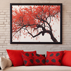 Crimson Foliage Print