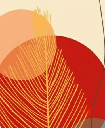 Abstract Autumn Quill