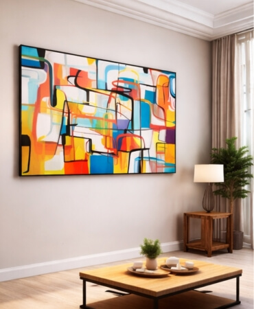 Vibrant Canvas Mosaic