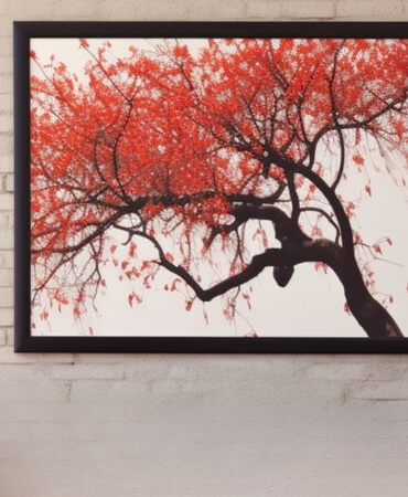 Crimson Foliage Print