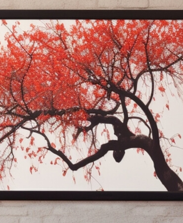 Crimson Foliage Print