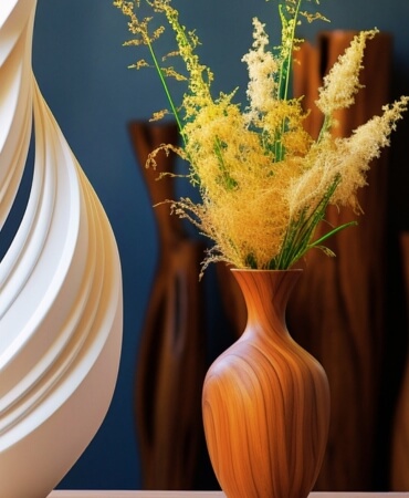 Spiral Sculpture Vase